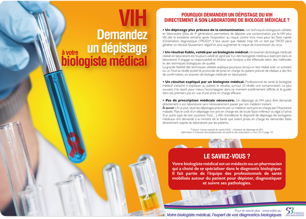 Campagne VIH : téléchargez ou commandez affiches et documents patient