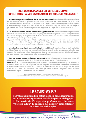 Campagne VIH : téléchargez ou commandez affiches et documents patient